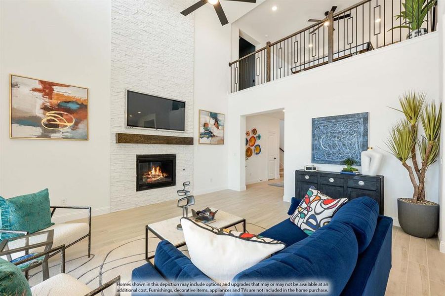 Furnished interior view inside a new home in Star Ranch, Godley (Image 8).