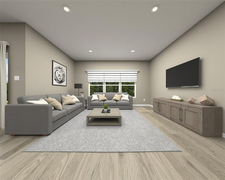 Furnished interior view inside a new home in Magnolia Bay - Reserve Series, Nokomis (Image 3).