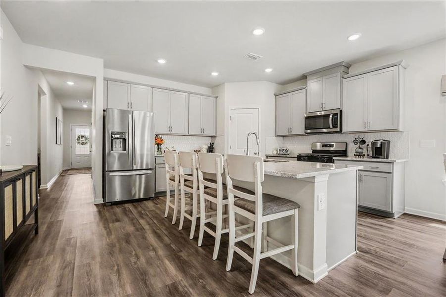 Furnished interior view inside a new home in , Canton (Image 31).