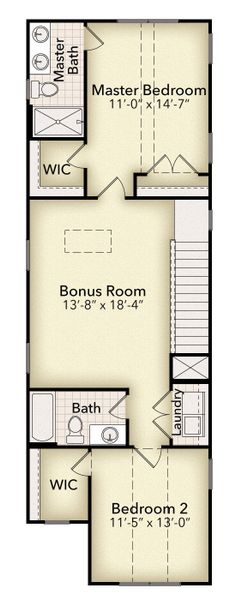 Second Floor (2 Bedroom)