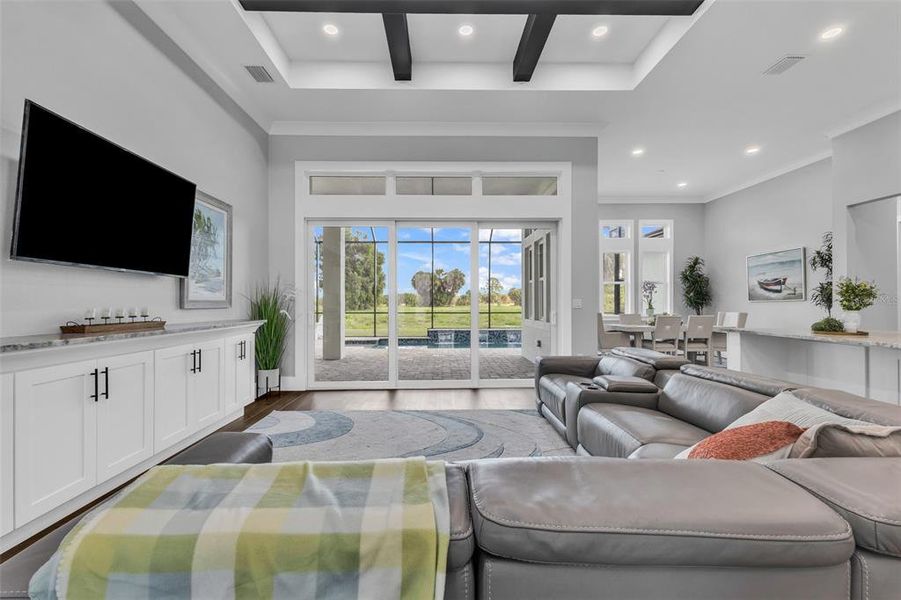 Furnished interior view inside a new home in , Rotonda West (Image 54).
