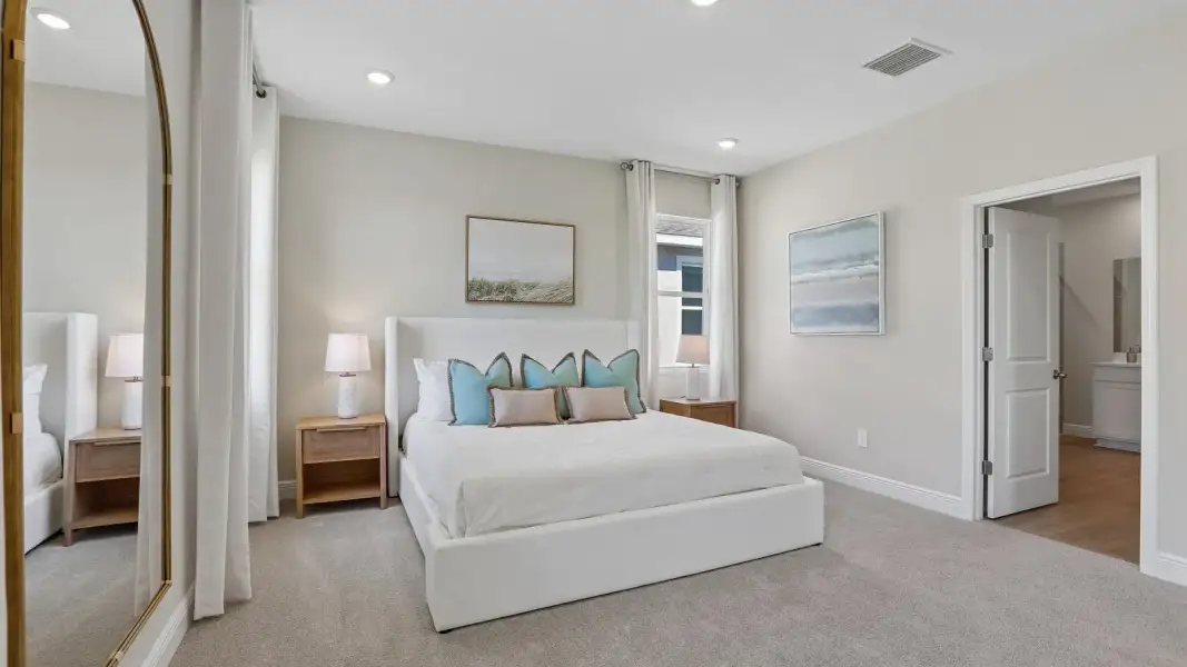 Furnished interior view inside a new home in Balm Grove, Wimauma (Image 36).