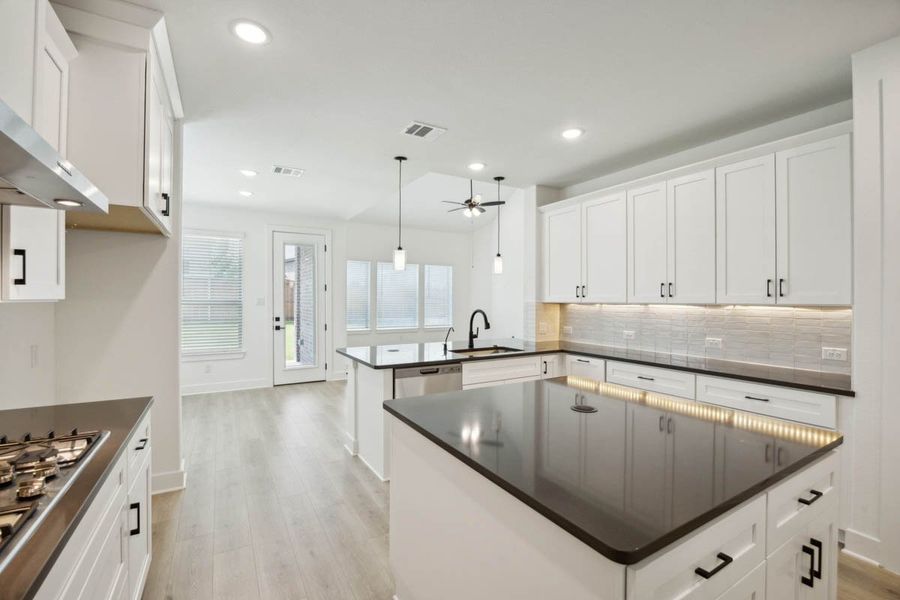 Furnished interior view inside a new home in Westside Preserve, Midlothian (Image 7).