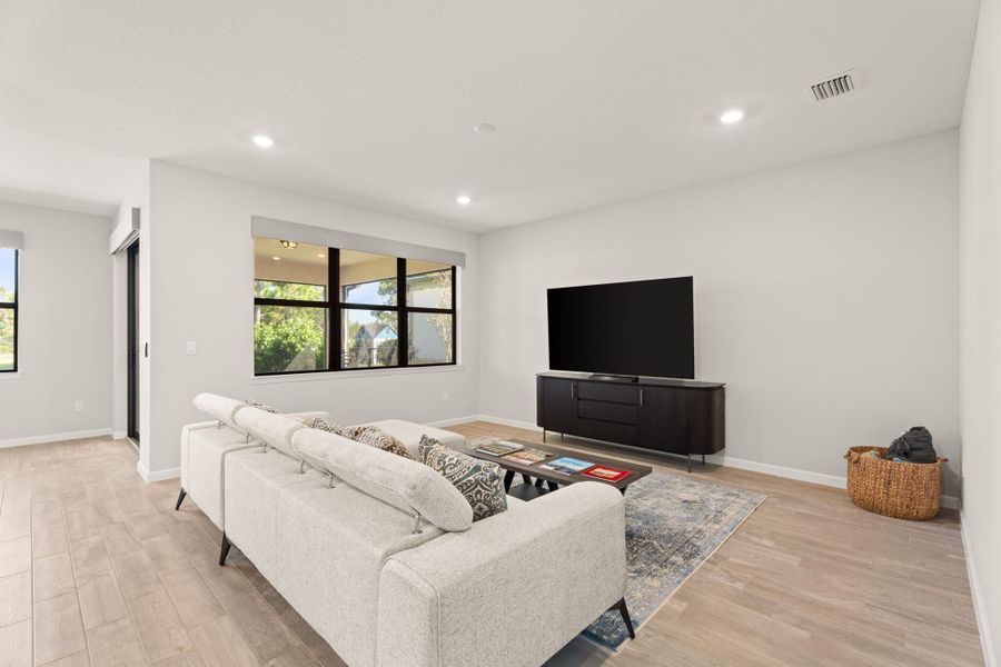 Furnished interior view inside a new home in Veranda Gardens, Port St. Lucie (Image 15).