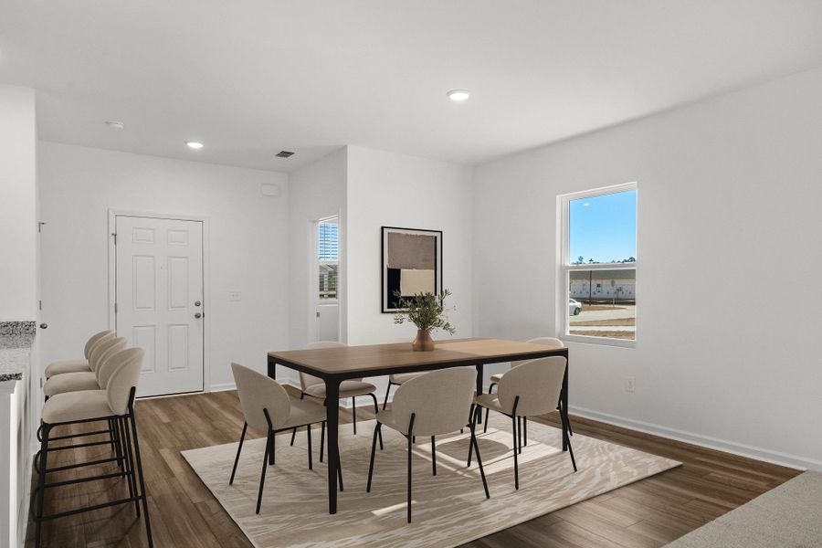 Representative furnished interior of a home built from the Mare by Starlight Homes in Sutton Farms, San Antonio (Image 4).