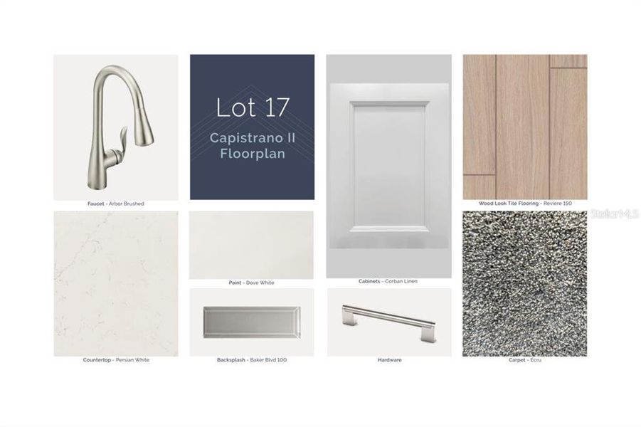 Sample of building materials used in homes in Eden at Crossprairie, St. Cloud (Image 4).