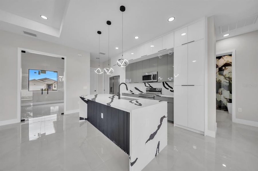 Furnished interior view inside a new home in , Lehigh Acres (Image 7).