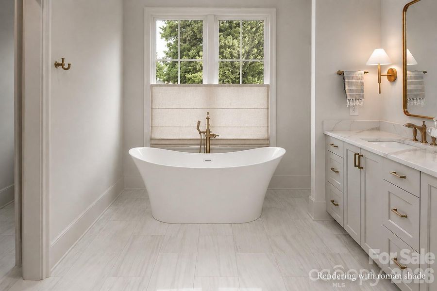 Furnished interior view inside a new home in , Charlotte (Image 13).