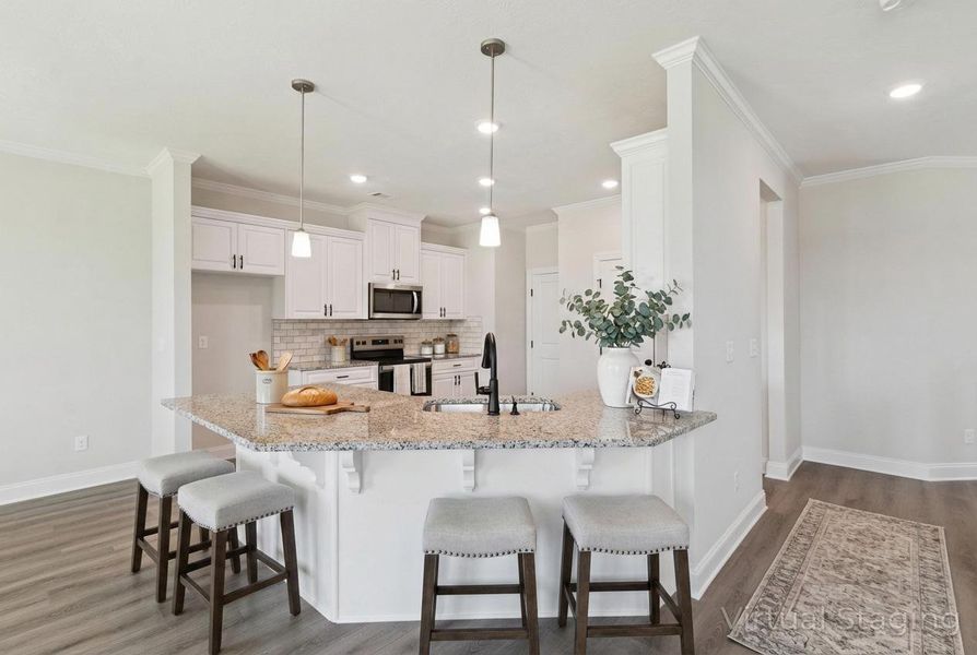 Furnished interior view inside a new home in Windsor, North Augusta (Image 9).