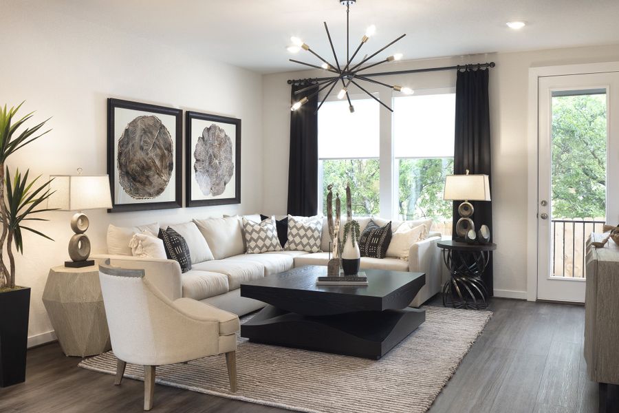 Furnished interior view inside a new home in Avondale, San Antonio (Image 6).