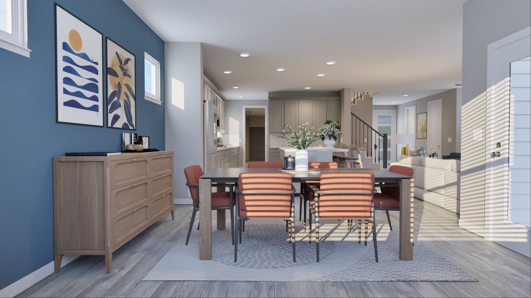 Representative furnished interior of a home built from the Wimberly by Tricoast Homes in La Segarra 40', Brookshire (Image 12). Representative furnished interior of a home built from the Wimberly by Tricoast Homes in La Segarra 40', Brookshire (Image 12).