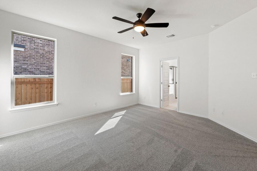 Spacious, unfurnished interior of a new home in Salerno - Heritage Collection, Round Rock (Image 17). Spacious, unfurnished interior of a new home in Salerno - Heritage Collection, Round Rock (Image 17).