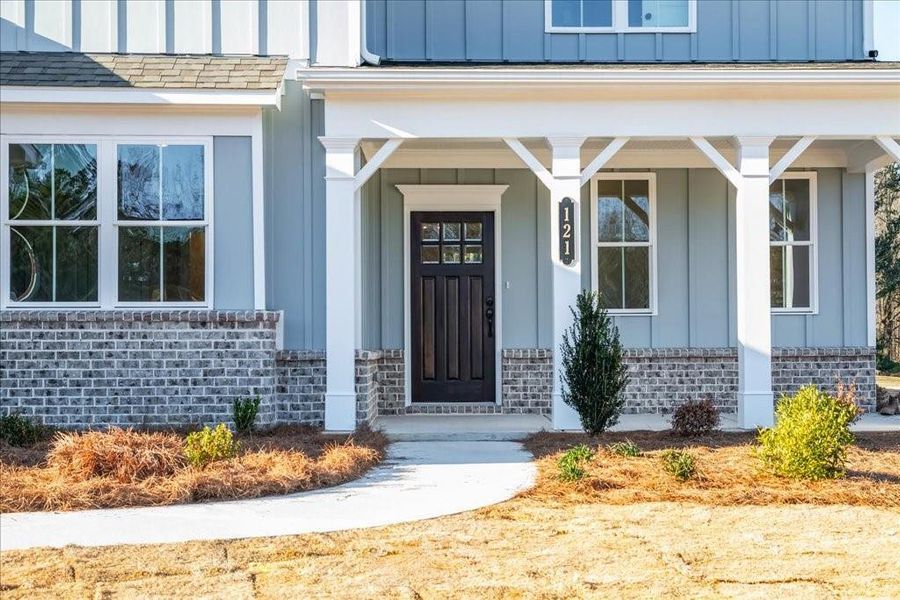 Exterior details and patio area of a home in Autumn Brook, Canton (Image 28).