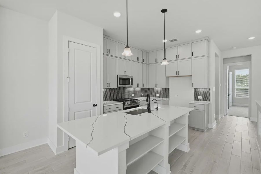 Furnished interior view inside a new home in Rose Hill, San Antonio (Image 5).