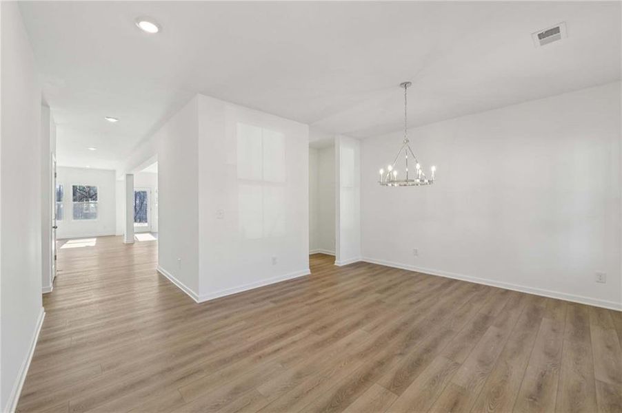 Spacious, unfurnished interior of a new home in Arbors at Richland Creek, Buford (Image 16). Spacious, unfurnished interior of a new home in Arbors at Richland Creek, Buford (Image 16).