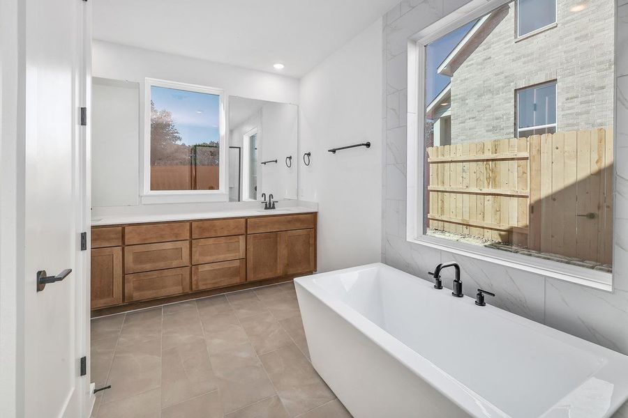 Furnished interior view inside a new home in Lariat, Liberty Hill (Image 7).