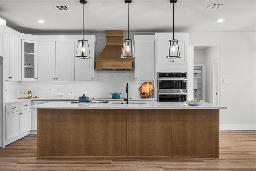 Furnished interior view inside a new home in Green Prairie Estates, Dish (Image 7). Furnished interior view inside a new home in Green Prairie Estates, Dish (Image 7).