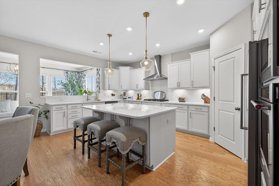 Furnished interior view inside a new home in Reunion, Flowery Branch (Image 66).