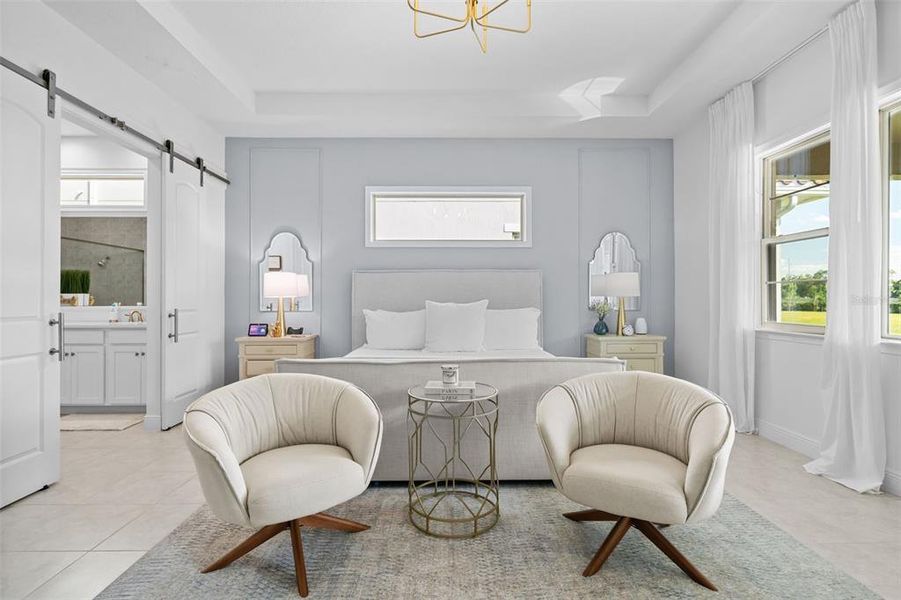 Furnished interior view inside a new home in , Orlando (Image 15).