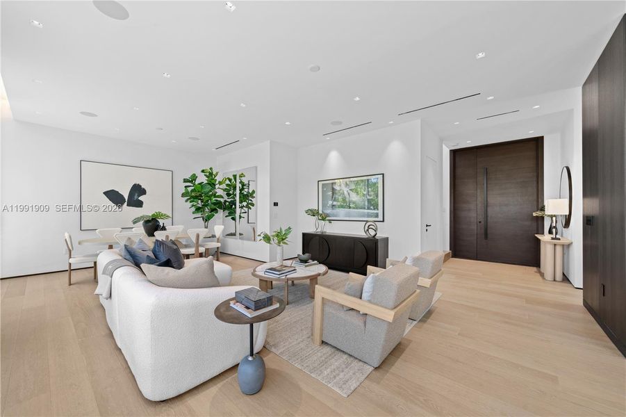 Furnished interior view inside a new home in , Miami Beach (Image 40).