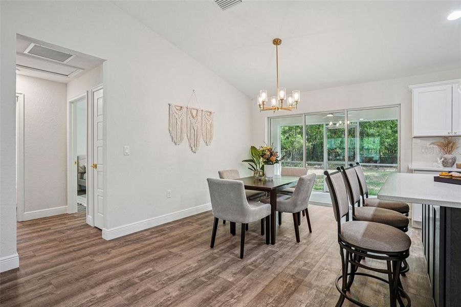 Furnished interior view inside a new home in , Citrus Springs (Image 44).