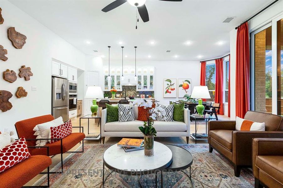 Furnished interior view inside a new home in Meraki, Forney (Image 10).