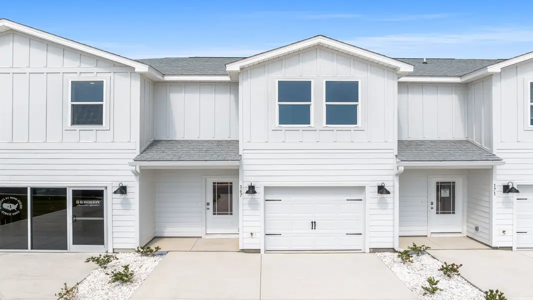 Exterior details and patio area of a home in Windmark Beach, Port Saint Joe (Image 1).