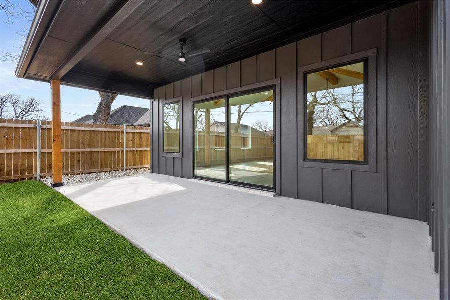 Exterior details and patio area of a home in , Fort Worth (Image 18). Exterior details and patio area of a home in , Fort Worth (Image 18).