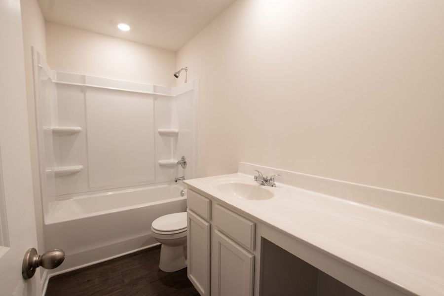 Furnished interior view inside a new home in Creekside Landing, Dallas (Image 14).