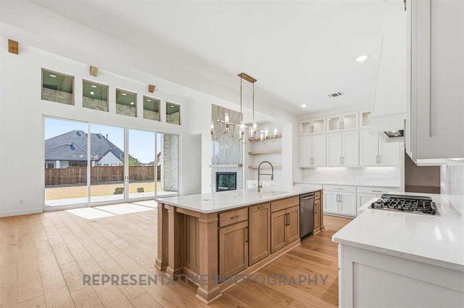 Furnished interior view inside a new home in Cambridge Crossing, Celina (Image 4).