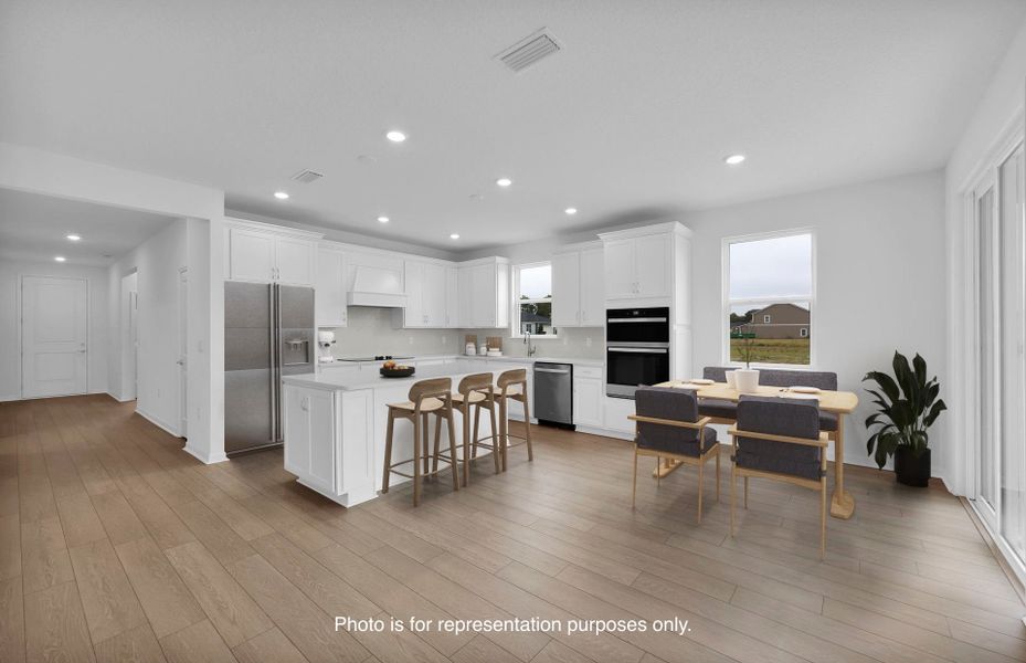 Furnished interior view inside a new home in Hyland Trail, Green Cove Springs (Image 6).