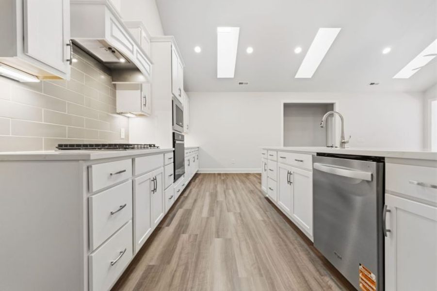 Representative furnished interior of a home built from the Essex by Keystone Homes NC in Weybridge, Burlington (Image 11).
