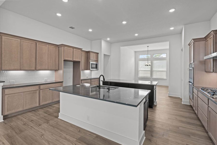 Furnished interior view inside a new home in Mesa Western, Cibolo (Image 9). Furnished interior view inside a new home in Mesa Western, Cibolo (Image 9).