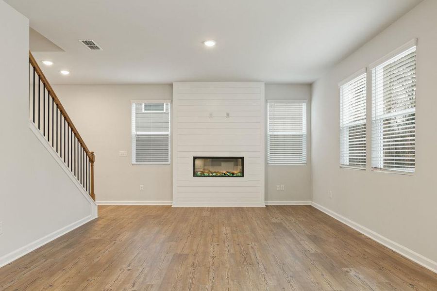Spacious, unfurnished interior of a new home in Belleview Manor, Fairburn (Image 18). Spacious, unfurnished interior of a new home in Belleview Manor, Fairburn (Image 18).