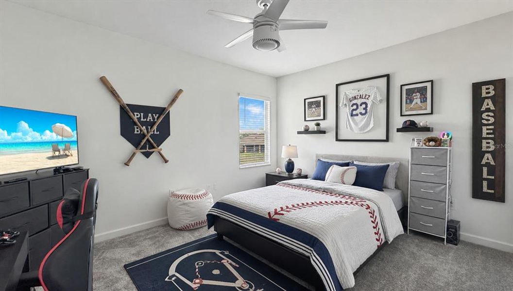 Furnished interior view inside a new home in , Davenport (Image 8).