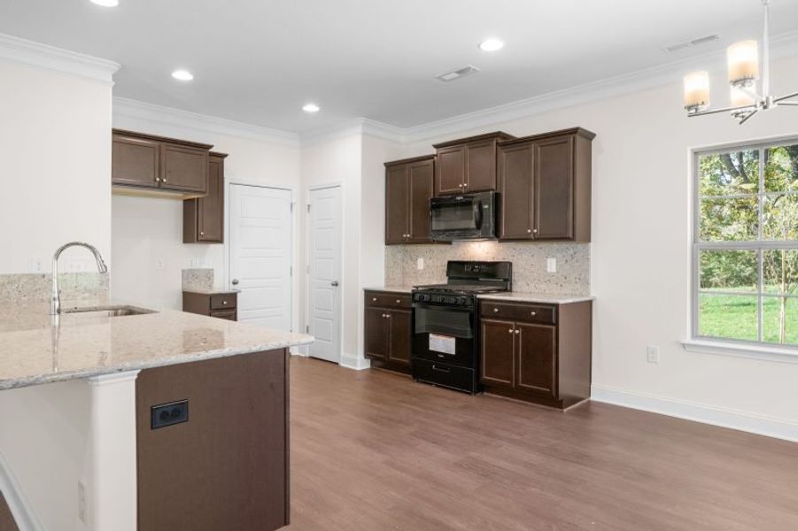 Furnished interior view inside a new home in Miller's Reserve, Winston-Salem (Image 7).