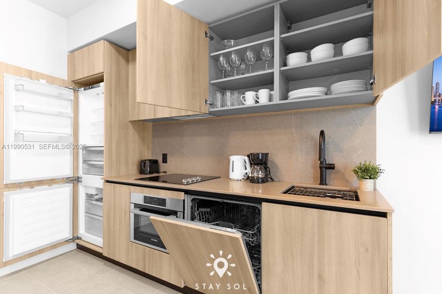 Furnished interior view inside a new home in , Miami (Image 5).