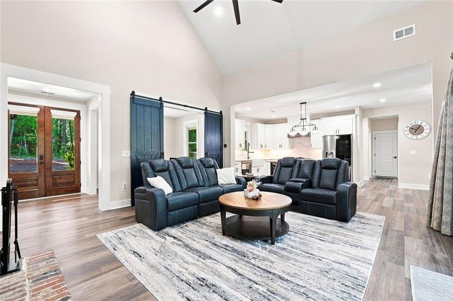 Furnished interior view inside a new home in , Canton (Image 16).
