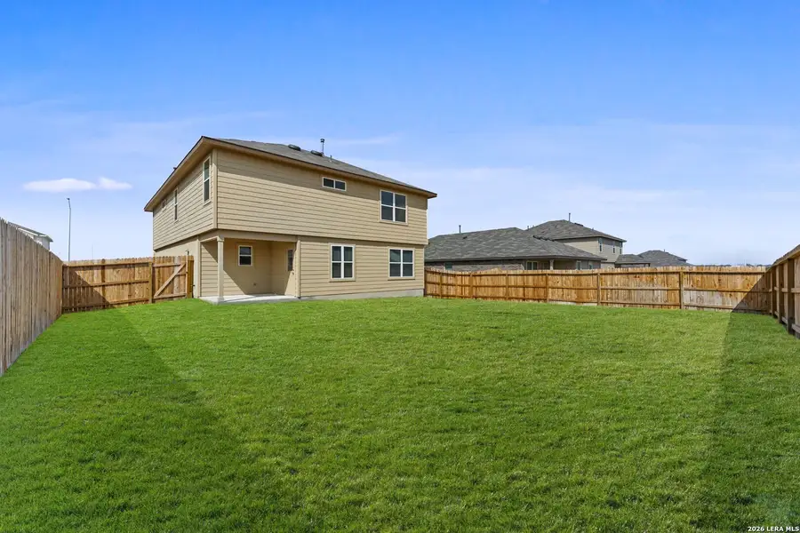 Exterior details and patio area of a home in Steele Creek, Cibolo (Image 2).