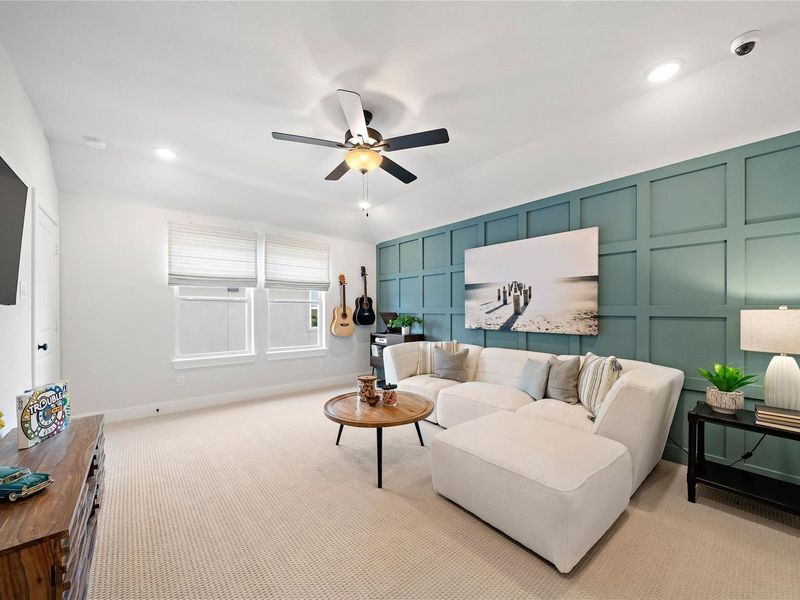 Furnished interior view inside a new home in Lago Mar, Texas City (Image 32). Furnished interior view inside a new home in Lago Mar, Texas City (Image 32).