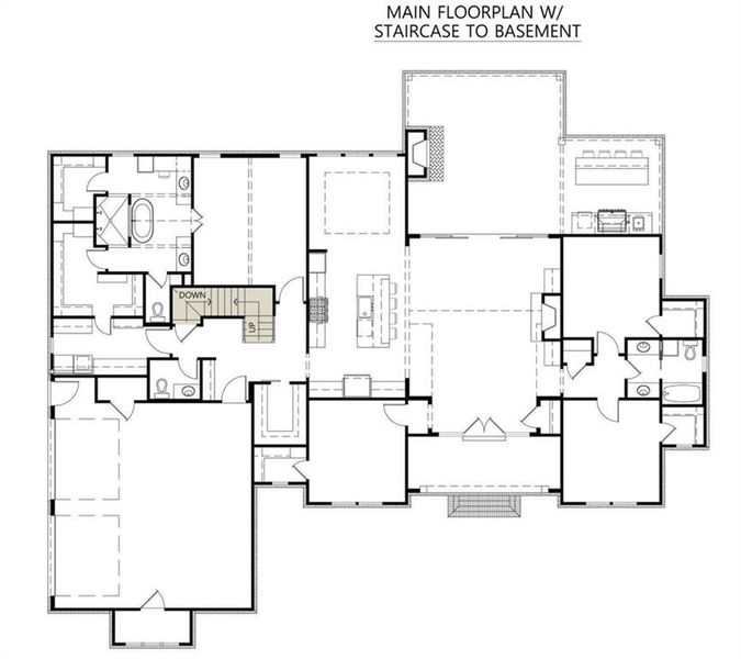 2D floor plan layout of this home in , Ellijay, GA (Image 5).