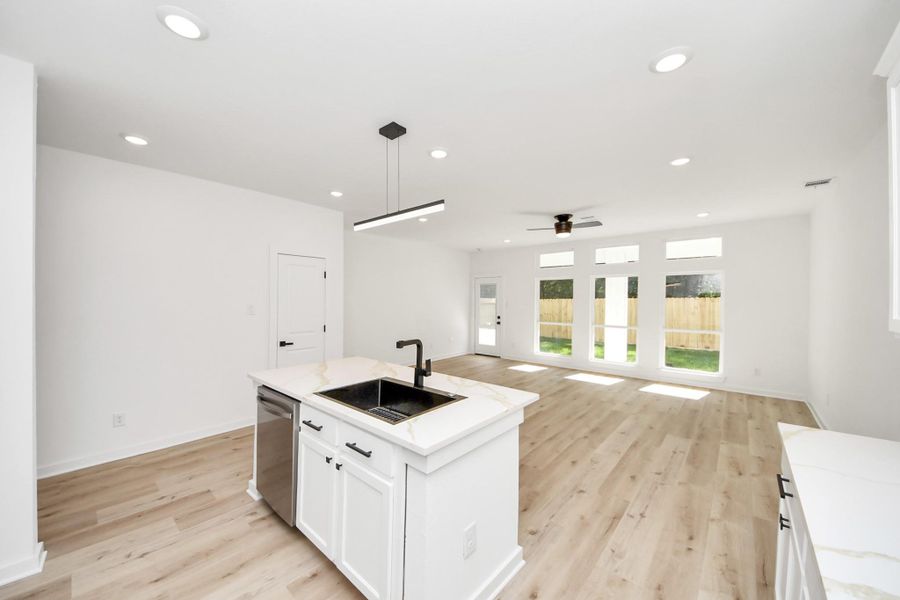 Furnished interior view inside a new home in , Houston (Image 11).
