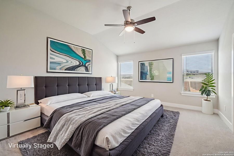 Furnished interior view inside a new home in Comanche Ridge, San Antonio (Image 11). Furnished interior view inside a new home in Comanche Ridge, San Antonio (Image 11).