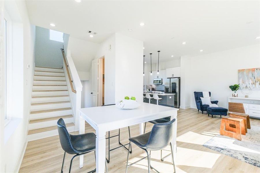 Furnished interior view inside a new home in , Houston (Image 17). Furnished interior view inside a new home in , Houston (Image 17).