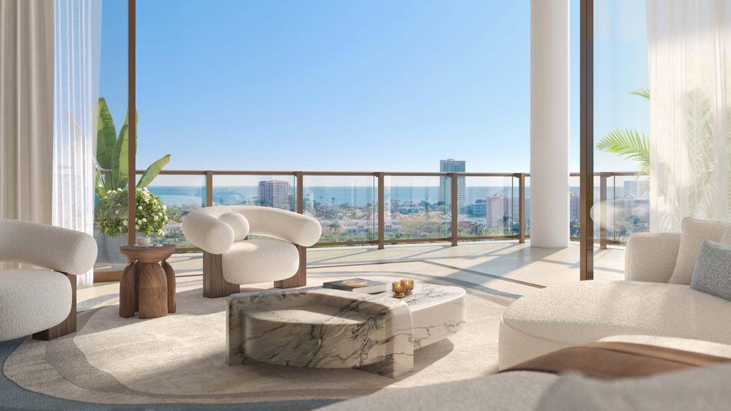 Furnished interior view inside a new home in Glass House Boca Raton, Boca Raton (Image 9).