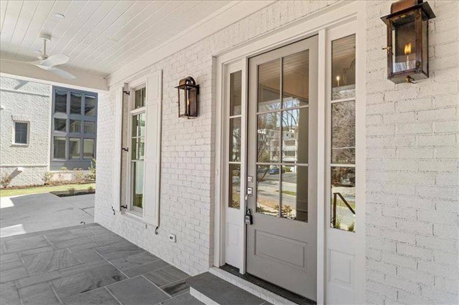 Front exterior of a new home in , Atlanta, GA, highlighting curb appeal (Image 26).