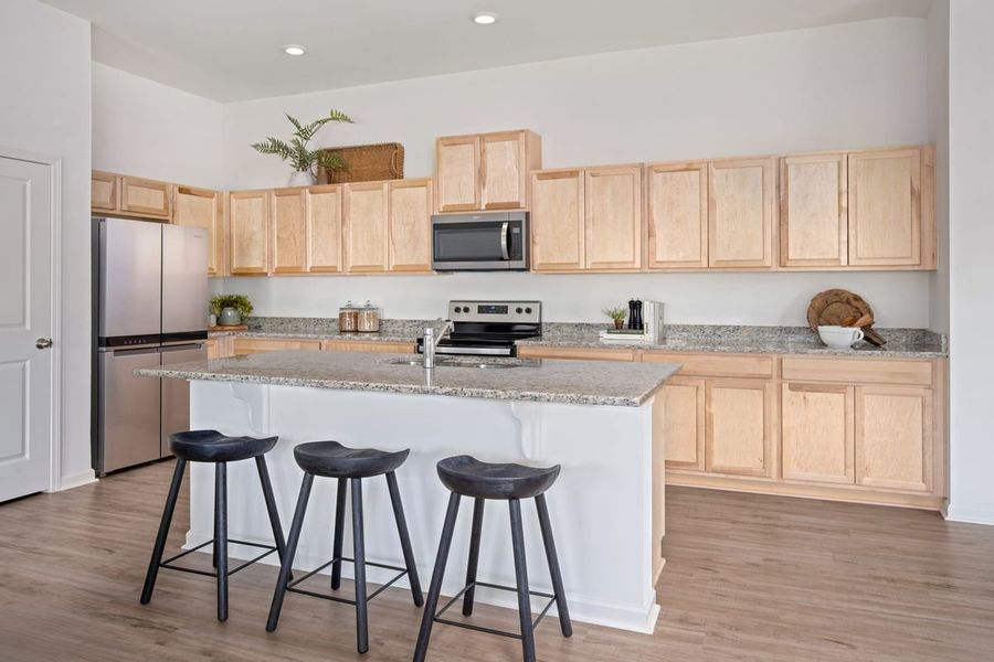 Representative furnished interior of a home built from the Plan 1844 Modeled by KB Home in Graham Springs, Graham (Image 5).