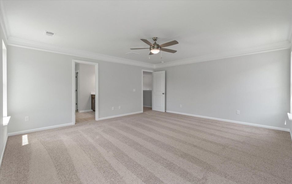 Spacious, unfurnished interior of a new home in Oakley Pointe, Moncks Corner (Image 10). Spacious, unfurnished interior of a new home in Oakley Pointe, Moncks Corner (Image 10).