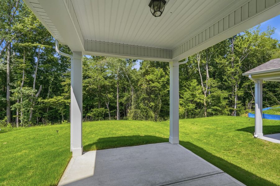 Exterior details and patio area of a home in Caldwell Forest, Charlotte (Image 25). Exterior details and patio area of a home in Caldwell Forest, Charlotte (Image 25).