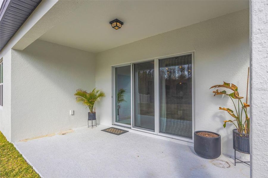 Exterior details and patio area of a home in , Zephyrhills (Image 30).